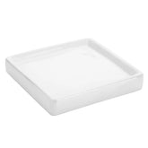 PORTA SAPONE DA APPOGGIO IN CERAMICA BIANCA MODELLO CUBA